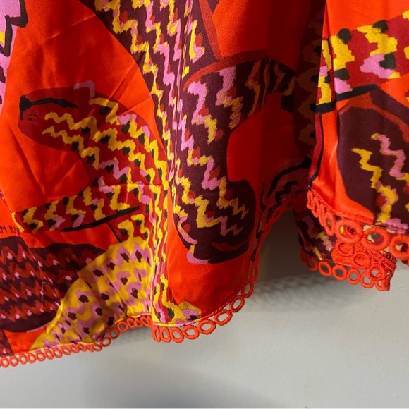 NWT FARM Rio x Anthropologie Printed Slip Dress - Picture 8 of 9